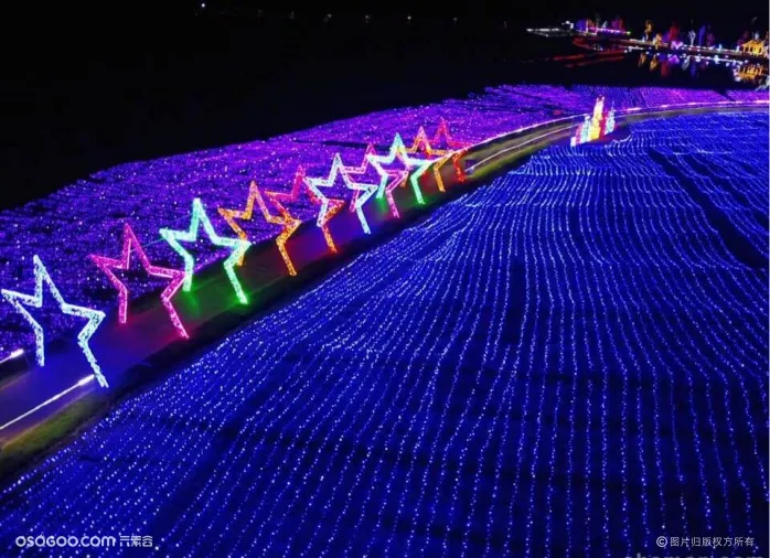 上海幕明户外灯光美化 景区灯光装饰 公园灯光造型摆件