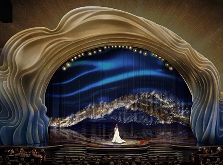 奥斯卡舞台设计图被吐槽像特朗普的发型！