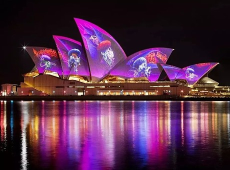 2019悉尼灯光节“点亮一座城 照亮全世界”