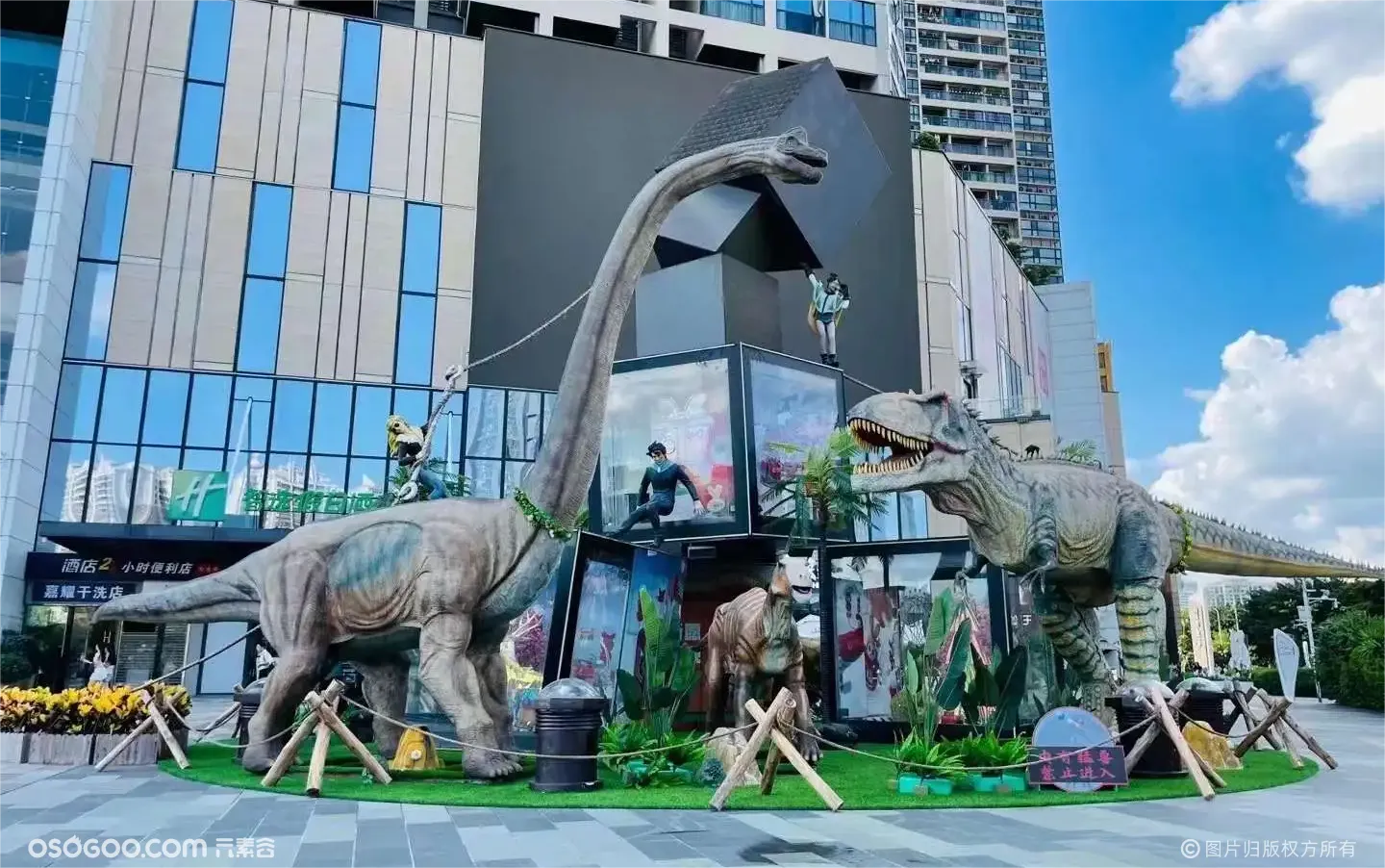 仿真恐龙模型 博物馆景区动态摆件