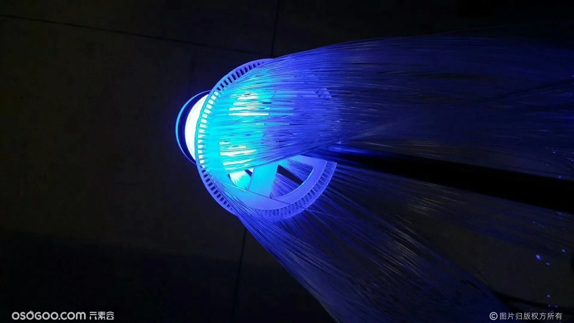 七色LED水母灯追光变换大型灯光节造型景观花灯设计制作