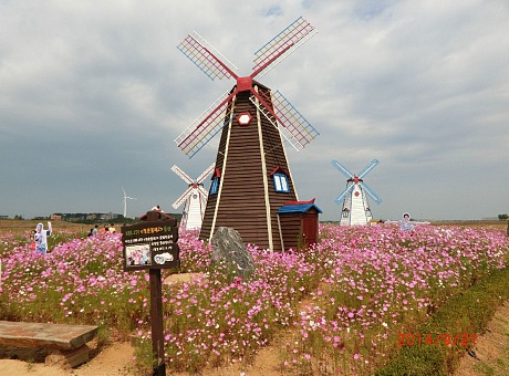 荷兰风车展可定做各种造型的风车