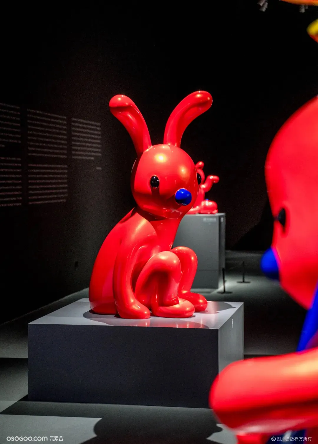 「兔子！兔子！」展览活动策划的700㎡展厅打造黑白红·毛绒蓝