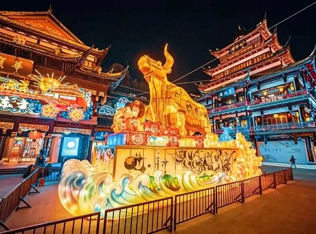 2021上海豫园新春民俗艺术灯会