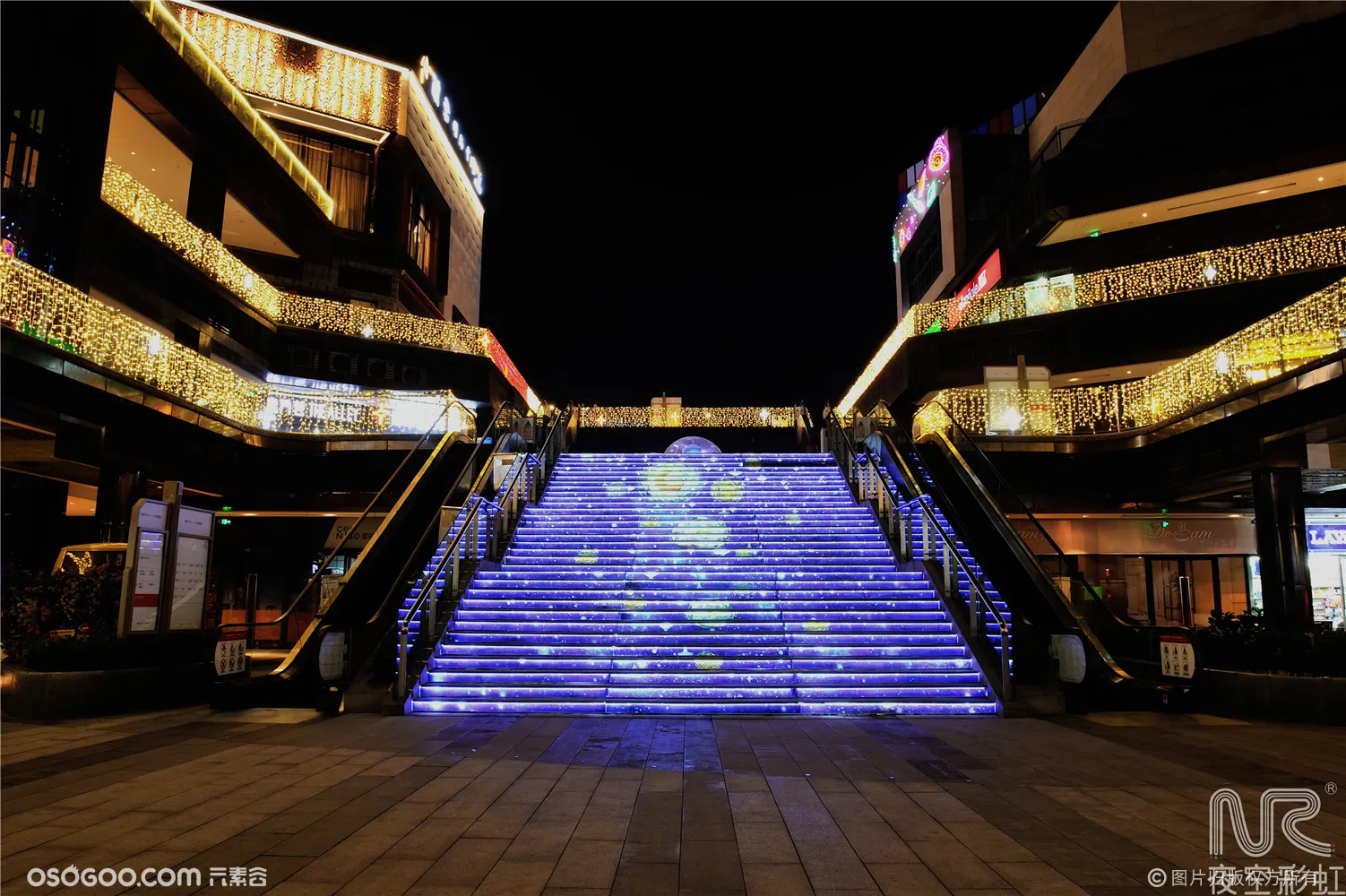 夜空彩虹案例分享——星空下的精灵-重庆华侨城