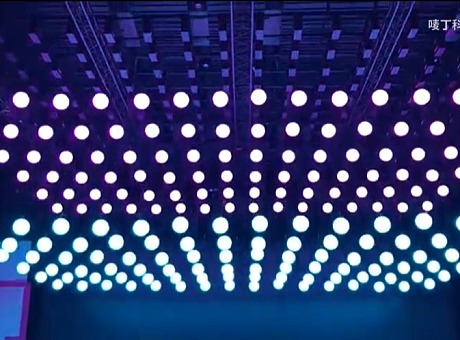 【唛丁科技】互动升降球灯  灯光装置定制开发服务设计舞台 