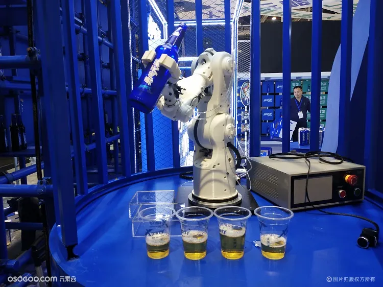 展厅讲解机器人 车展调酒机器人 调酒机械臂 