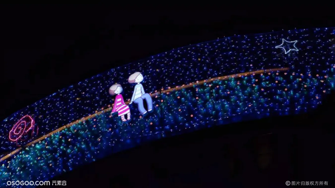 合肥万象汇邀你一起来“太空漫步” | 夜空彩虹案例分享