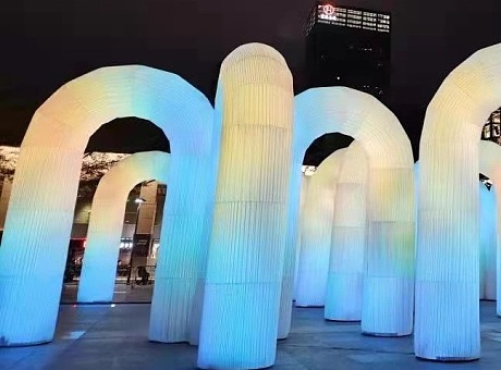 深圳灯光艺术节 天空城堡