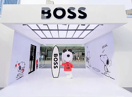 "BOSS X PEANUTS品牌快闪活动：Snoopy主题