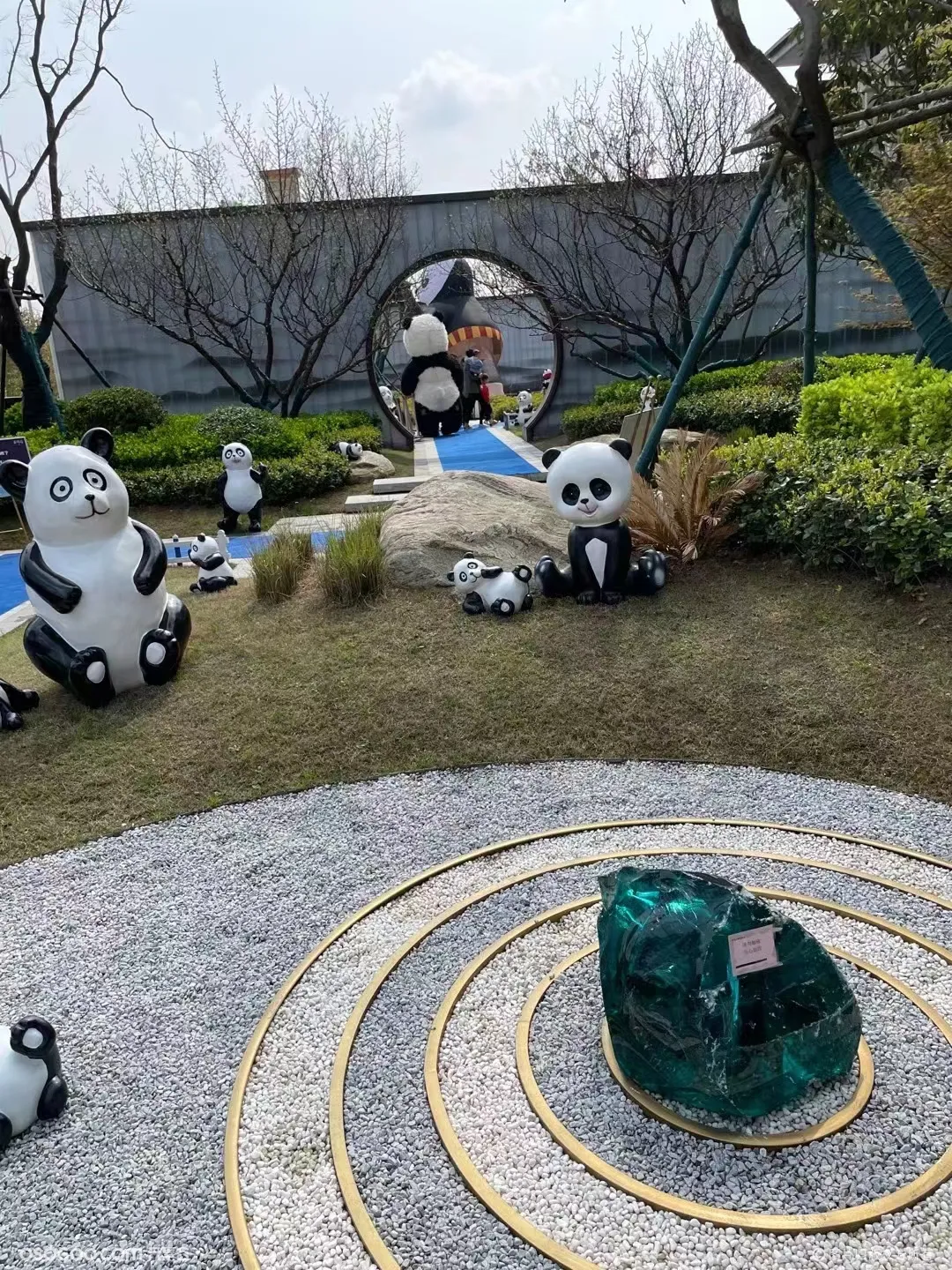 熊猫玻璃钢展览 有版权 熊猫玻璃钢展品 活动暖场道具