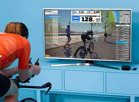 单车骑行互动 大屏互动竞赛 创意暖场设备