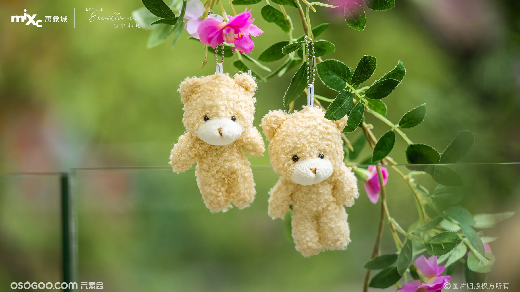 玩具熊x莫奈花园【爱的熊抱】