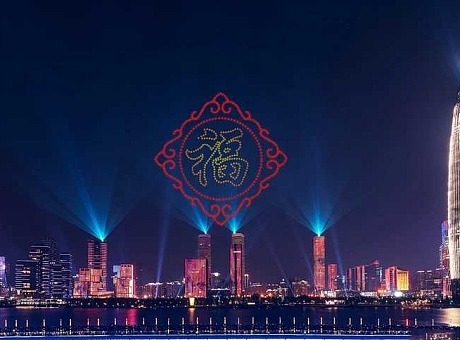 深圳经济特区40周年无人机表演