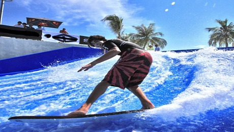水上冲浪游乐互动设备 户外可移动式冲浪设备 户外冲浪