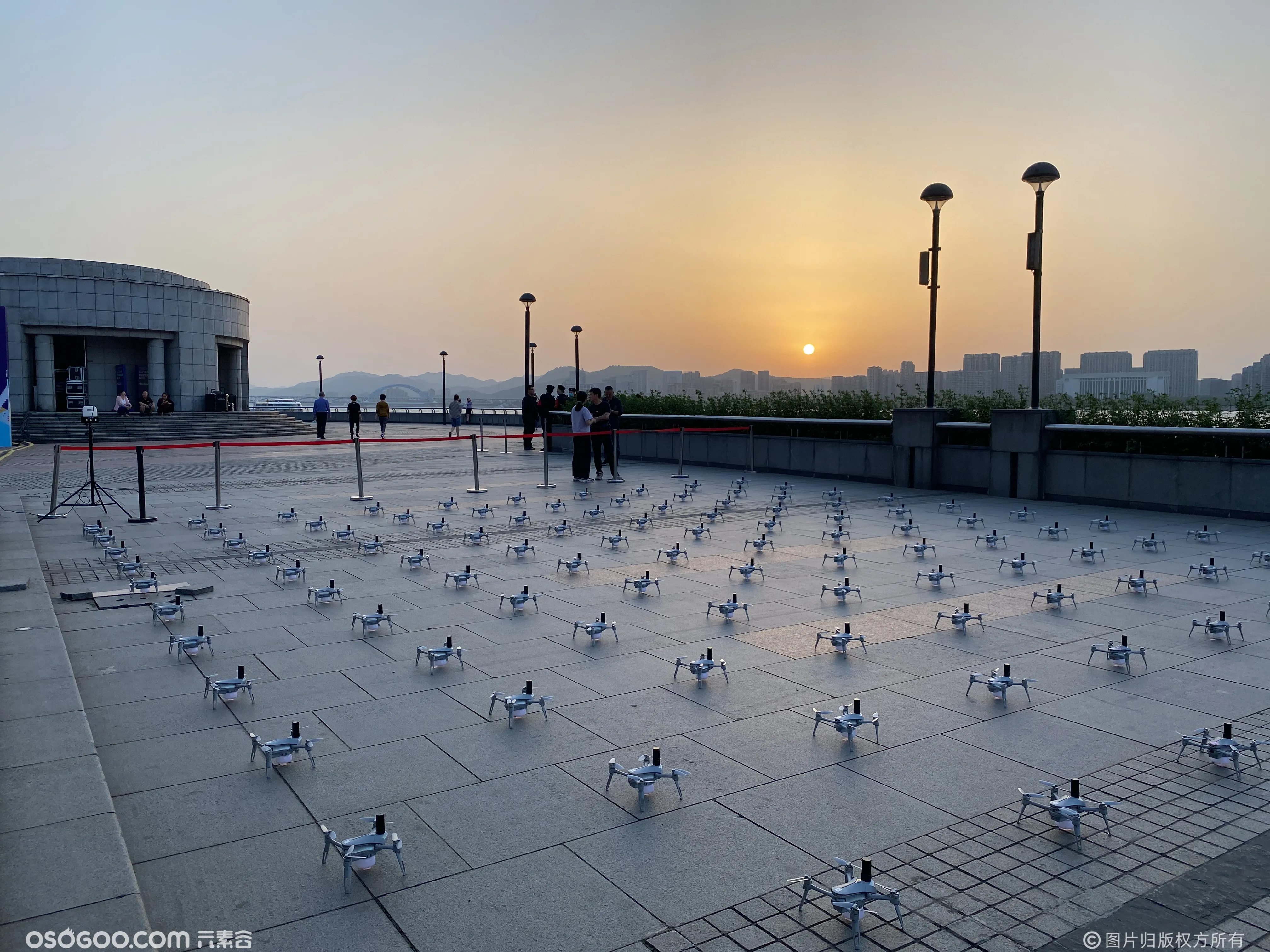 美丽杭州 300台无人机完美演绎