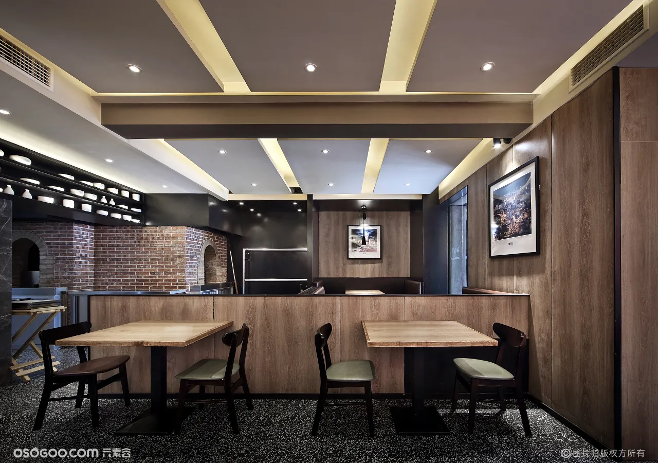新中式餐厅设计「晓升·春饼烤鸭」温馨如家的视觉、味觉体验