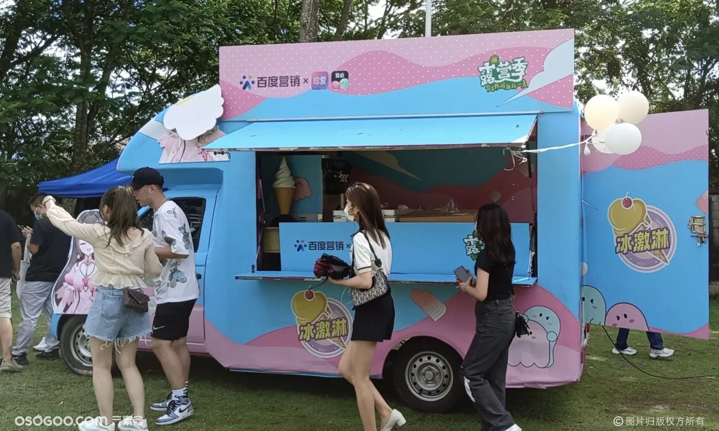 雪糕车租赁冰淇淋车出租网红餐车广告车展示车