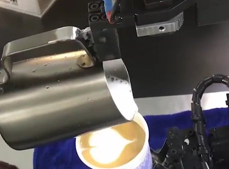 咖啡拉花机械臂