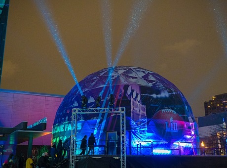 大型球幕活动 灯光节 音乐节