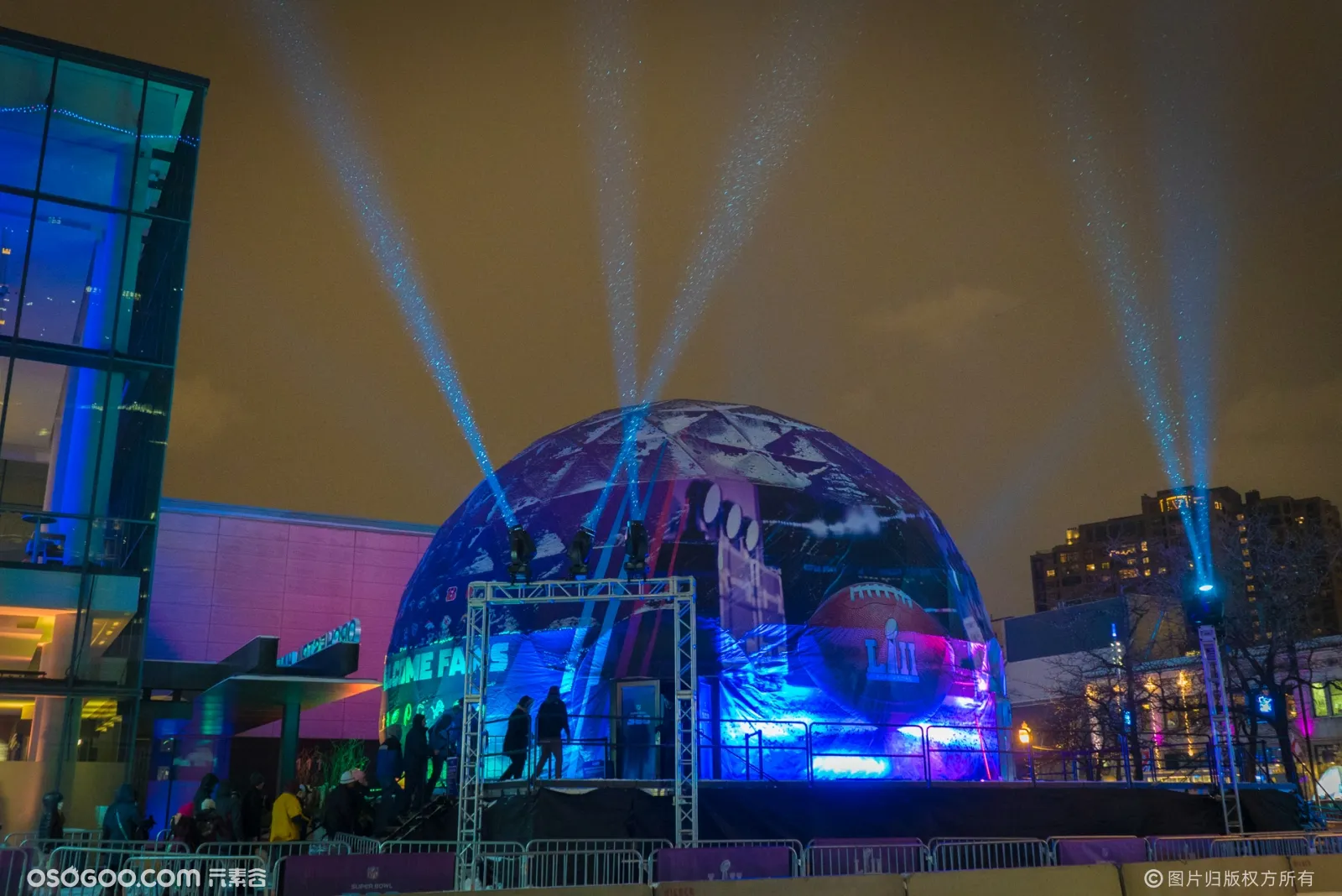 大型球幕活动 灯光节 音乐节