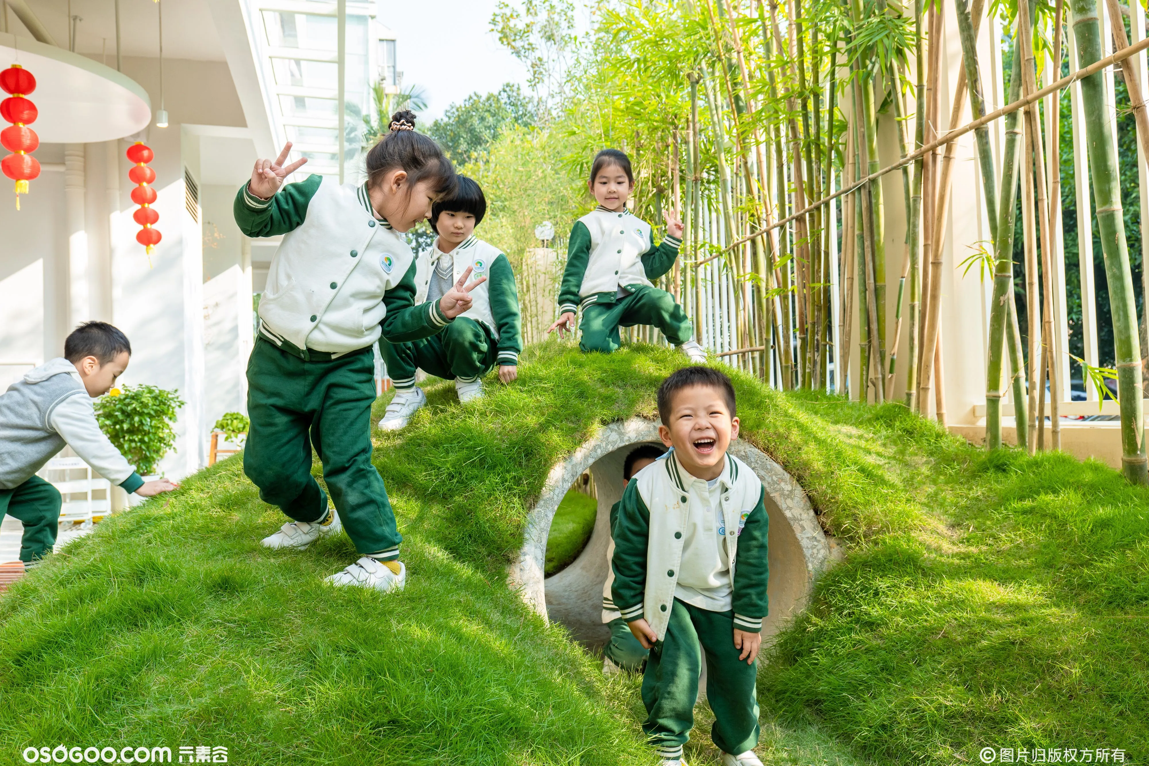 丰富多姿的户外游乐， 玩转有趣有爱的创意魔法，深圳市第五幼儿