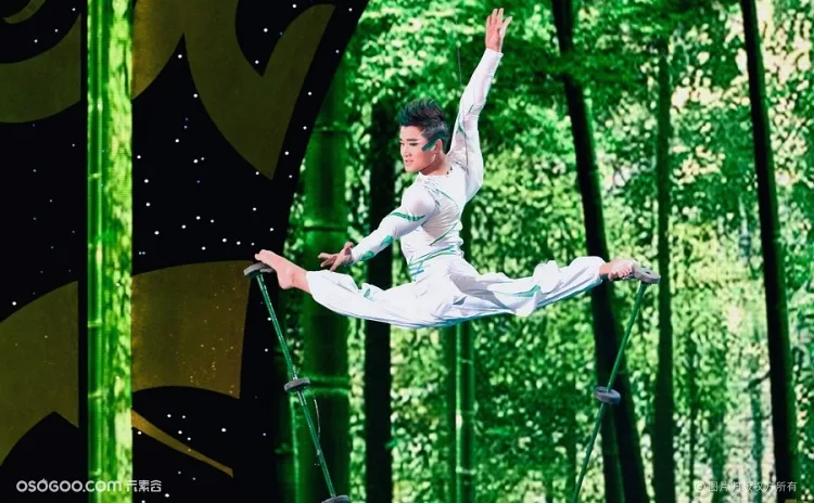 2012年央视春节联欢晚会唯一杂技节目《空山竹语》
