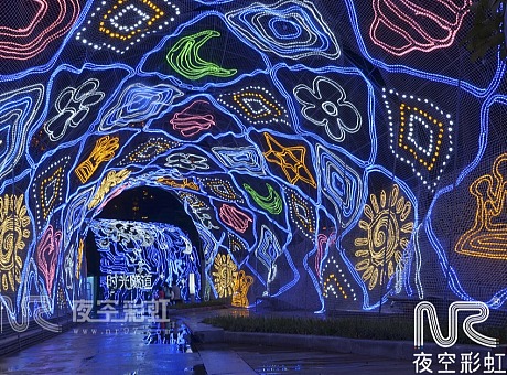 夜空彩虹案例展示——童梦奇园-广州塔