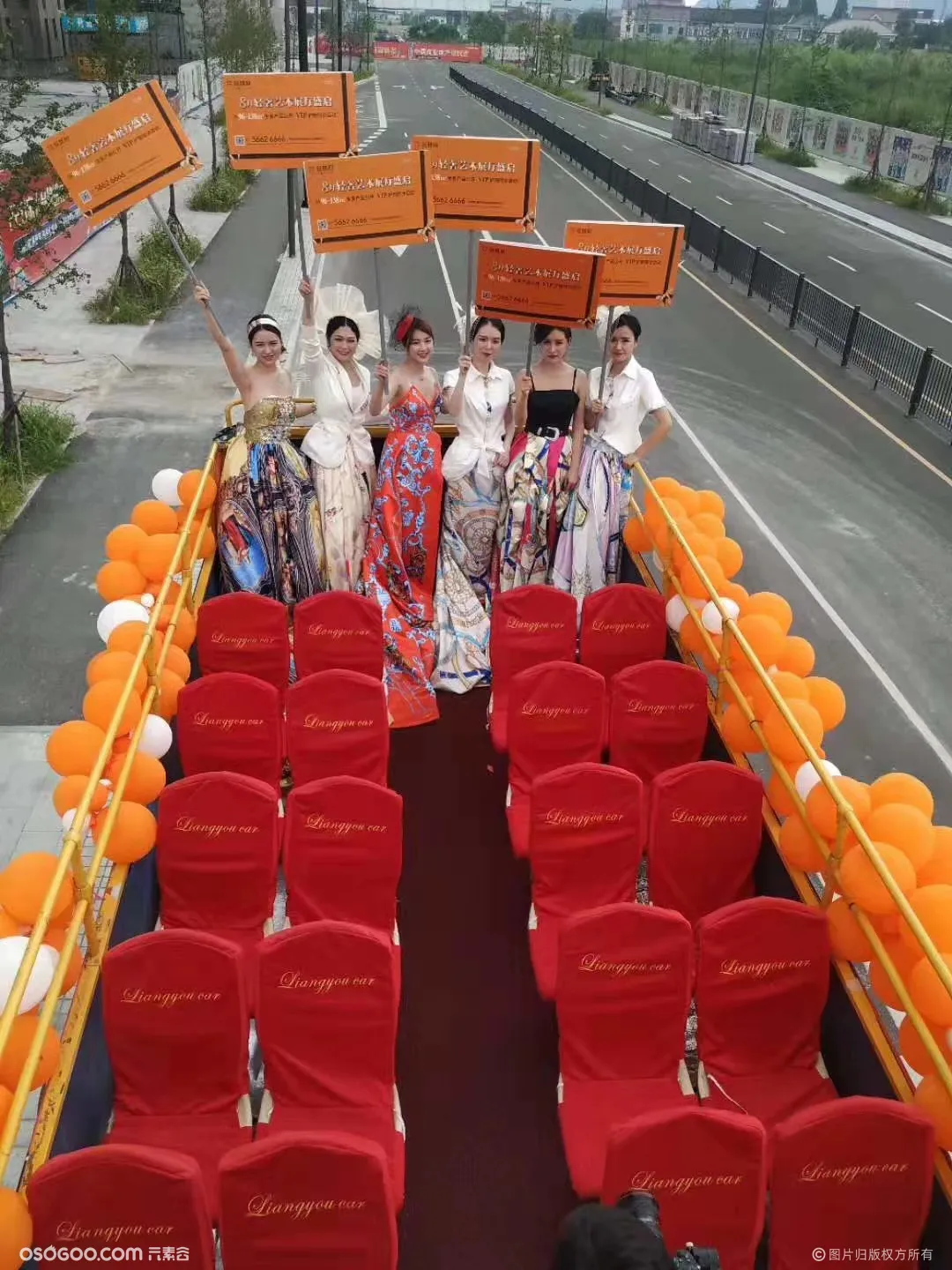 华东地区独家自购敞篷豪华版双层巴士 出租双层巴士巡游展览