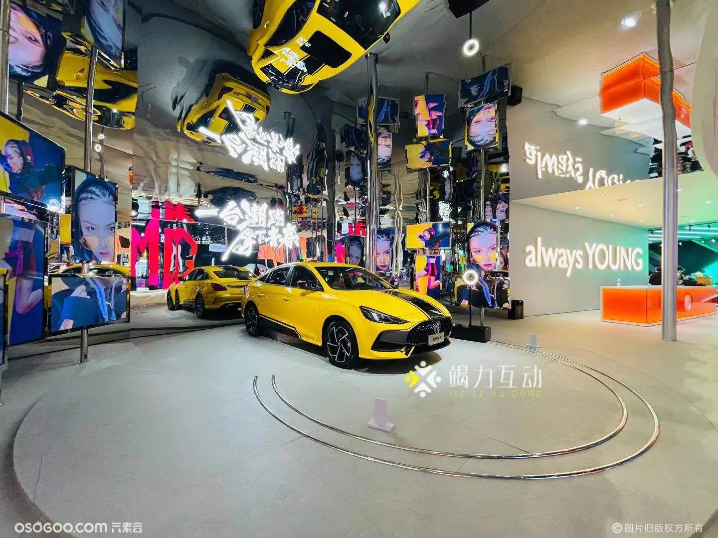2021上海国际车展上汽MG|定制板滑轨180度环绕拍摄
