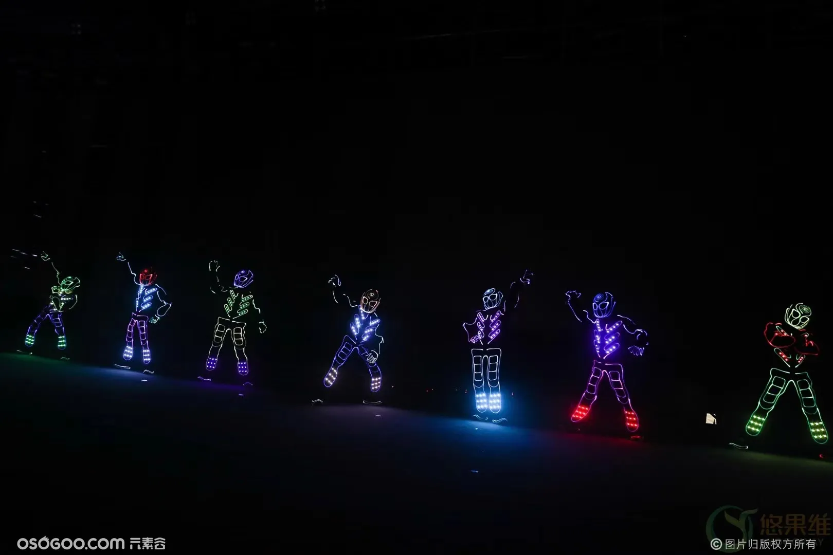 能源舞者-电光舞-荧光舞表演-新颖创意光电科技节目