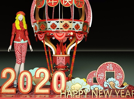 2020新年春节美陈设计