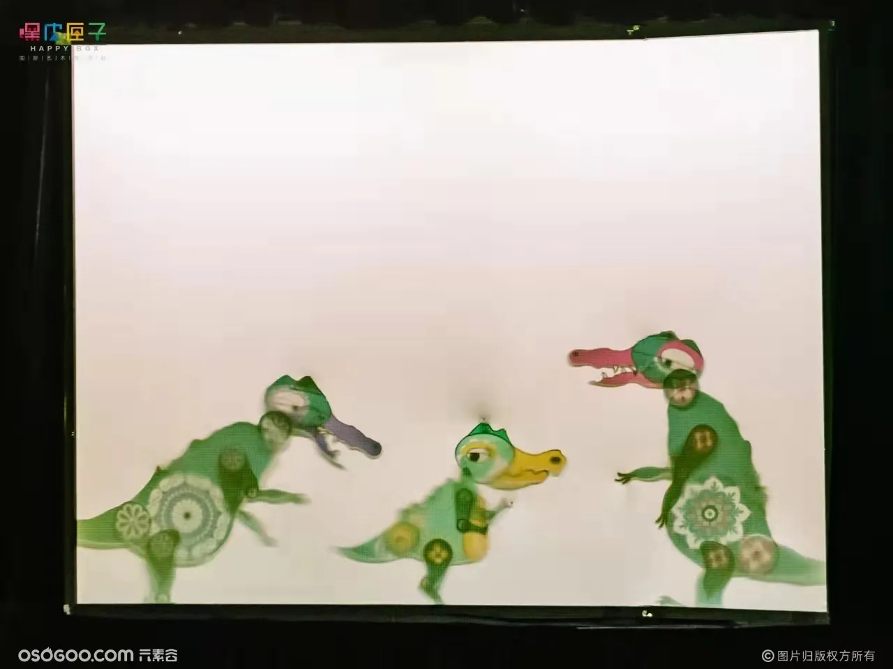 创意绘本皮影儿童剧《咕叽咕叽鳄鱼鸭》