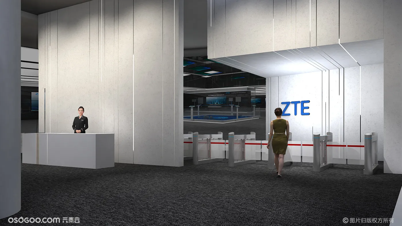 NWC 2019 ZTE展厅设计