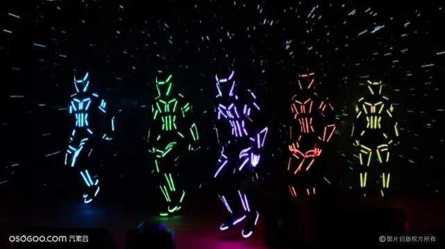 最新LED电光舞（时空战士）震撼创意开场秀表演