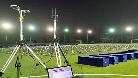 南京600台无人机表演案例 无人机表演 无人机编队 高端表演