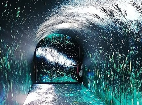 探索“时光隧道”如何将现实与虚拟相结合，以实现沉浸式体验？