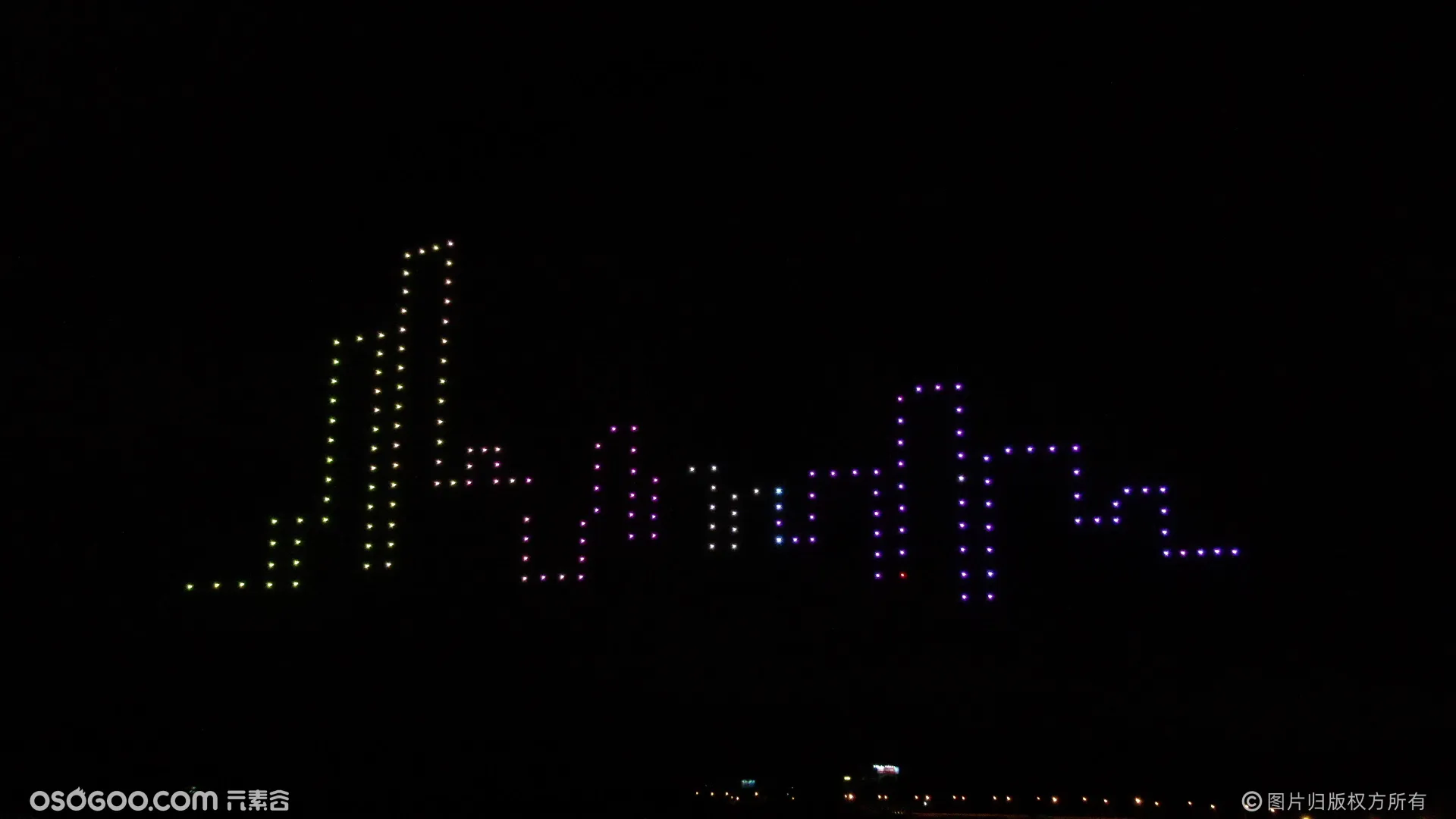 中天北城发布会融合无人机表演在贵阳上空呈现唯美展示