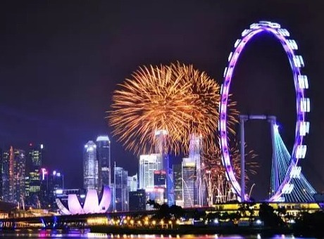 2020新加坡·跨年表演·无人机编队秀