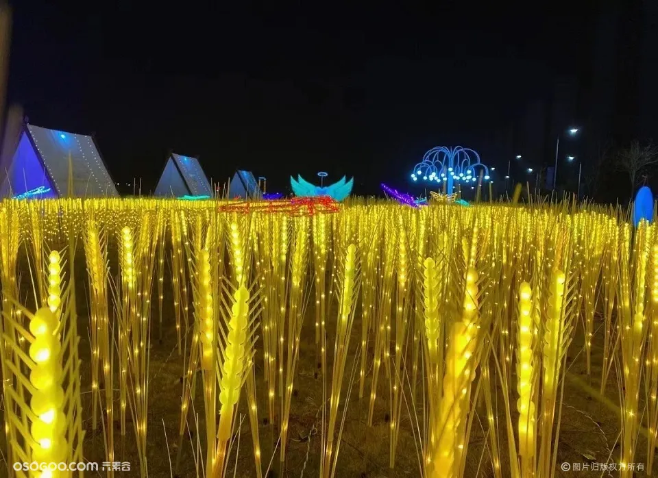 上海幕明新春灯光亮化 广场街道景区灯光造景灯光装饰
