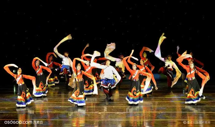 民族民间舞类：蒙族、维族、藏族、傣族、荷花舞等节目表演