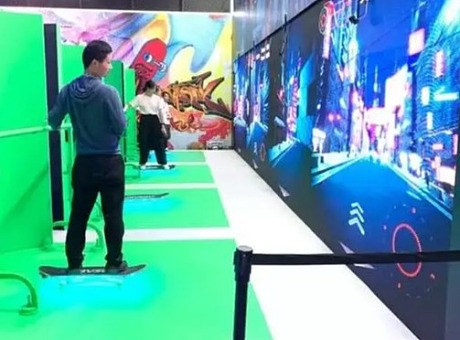 体感滑板游戏互动租赁KINECT 劲速滑定制