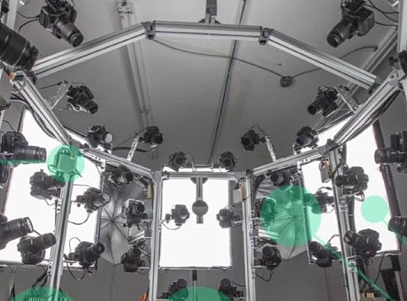 AR绿幕绿棚演播厅虚拟云线上发布会互动直播3D人物建模扫描