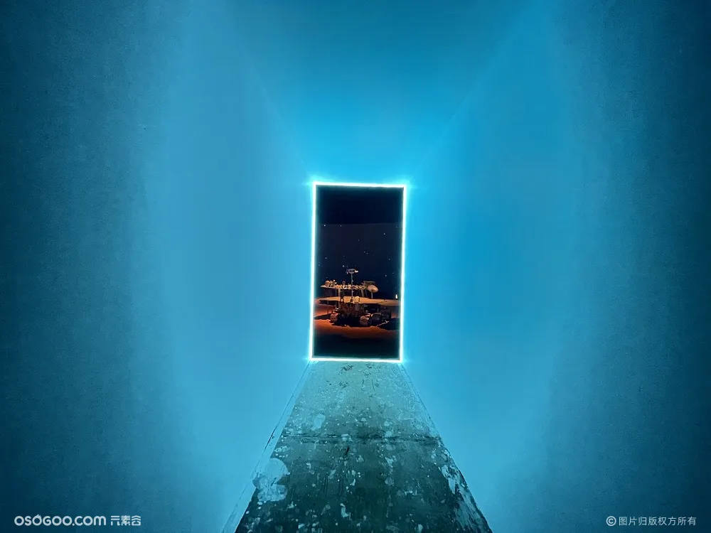 光影氛围无尽隧道——中国航天文创