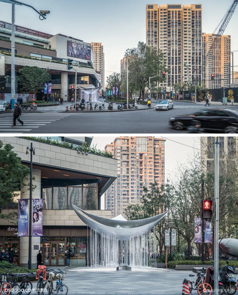 “新月”- 2018年Lumiere 上海艺术节光雕塑