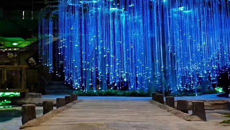 大型发光树景观亮化艺术装置定制铭星厂家专注大型灯光美陈装置