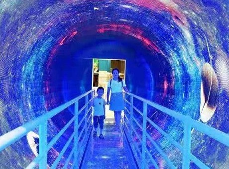 网红暖场道具时空隧道租赁展览展示镜子迷宫错觉设备出租