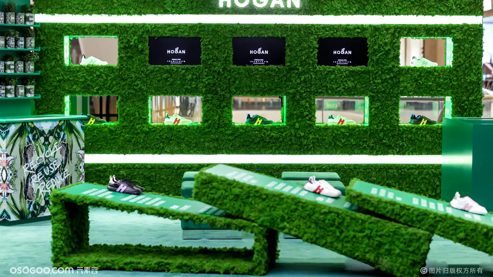 意式奢潮解码环保设想-HOGAN-3R环保系列快闪空间
