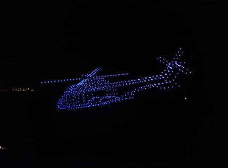珠海航空航天博览会，无人机表演