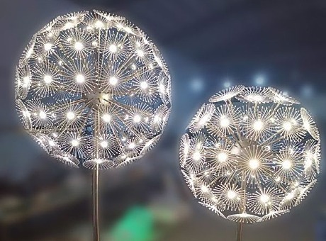 创意文旅灯具户外大型蒲公英植物造型景观灯具草坪地插灯